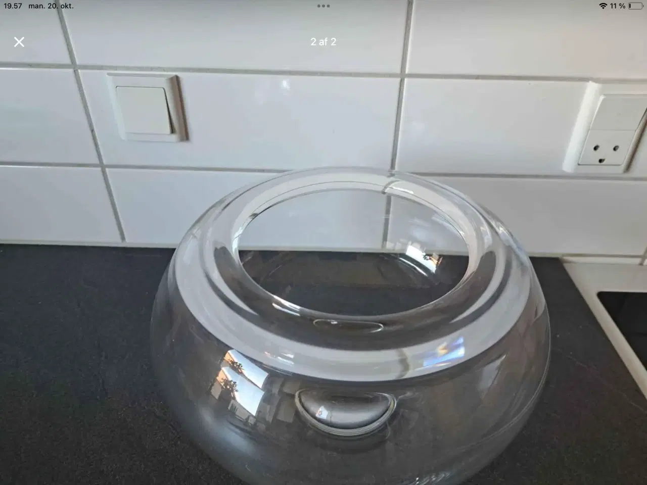 Billede 1 - Klar Holmegaard bowle