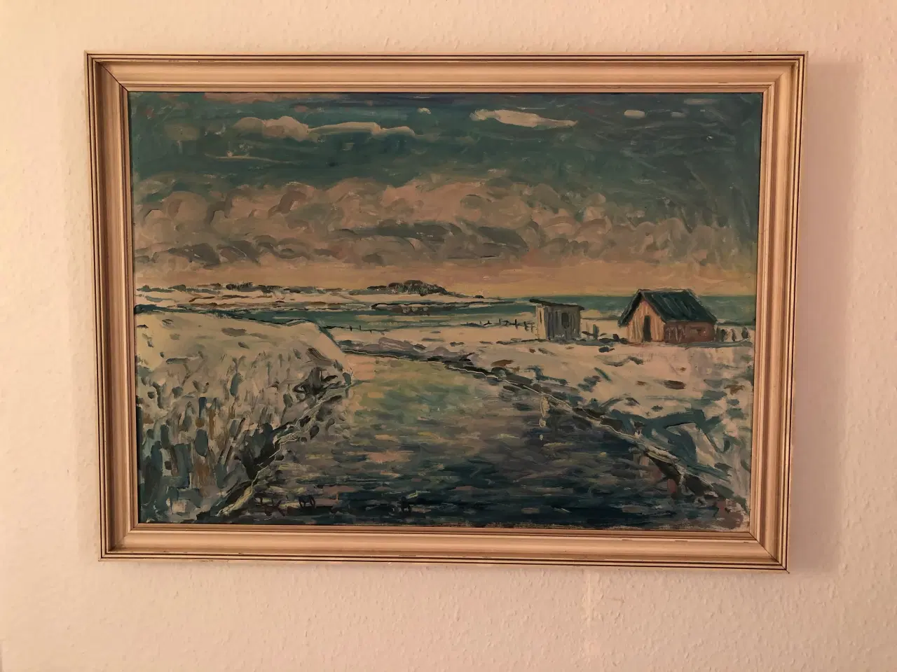 Billede 1 - Køllner maleri fra Brydegård strand.