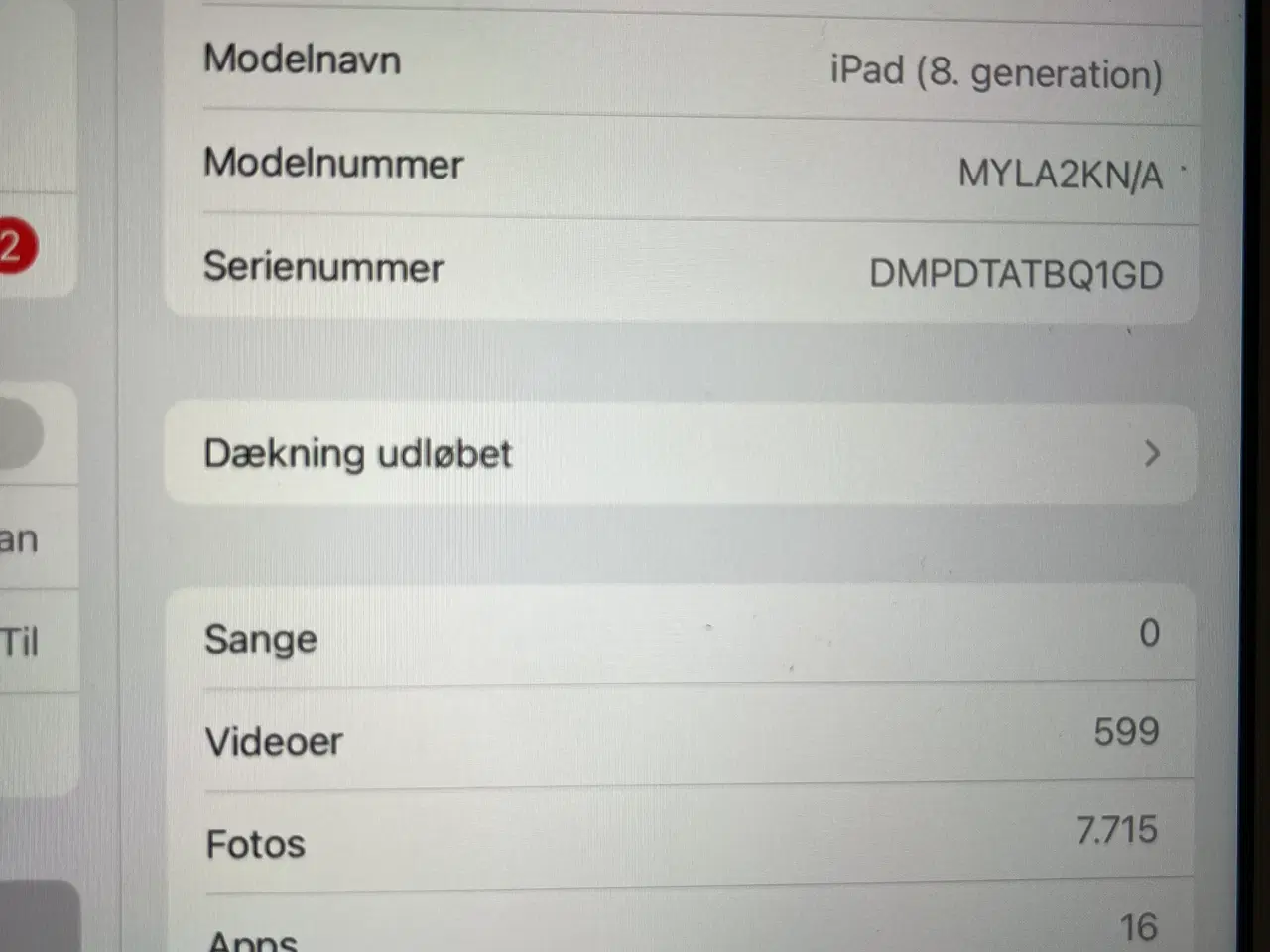 Billede 5 - iPad gen 8 32gb 