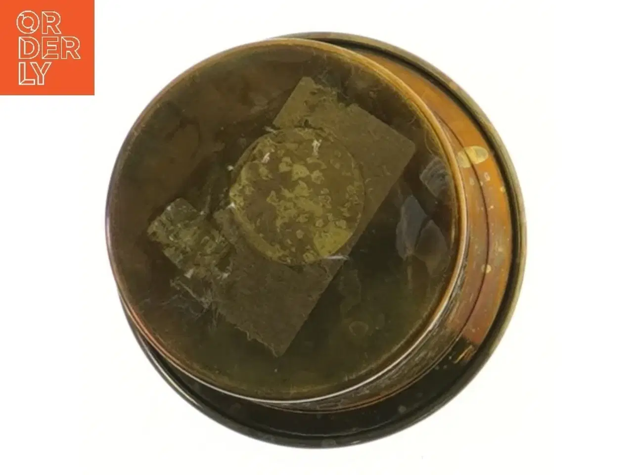 Billede 3 - Metallisk Kobber vase med patina (str. 10,5x7,5 cm)