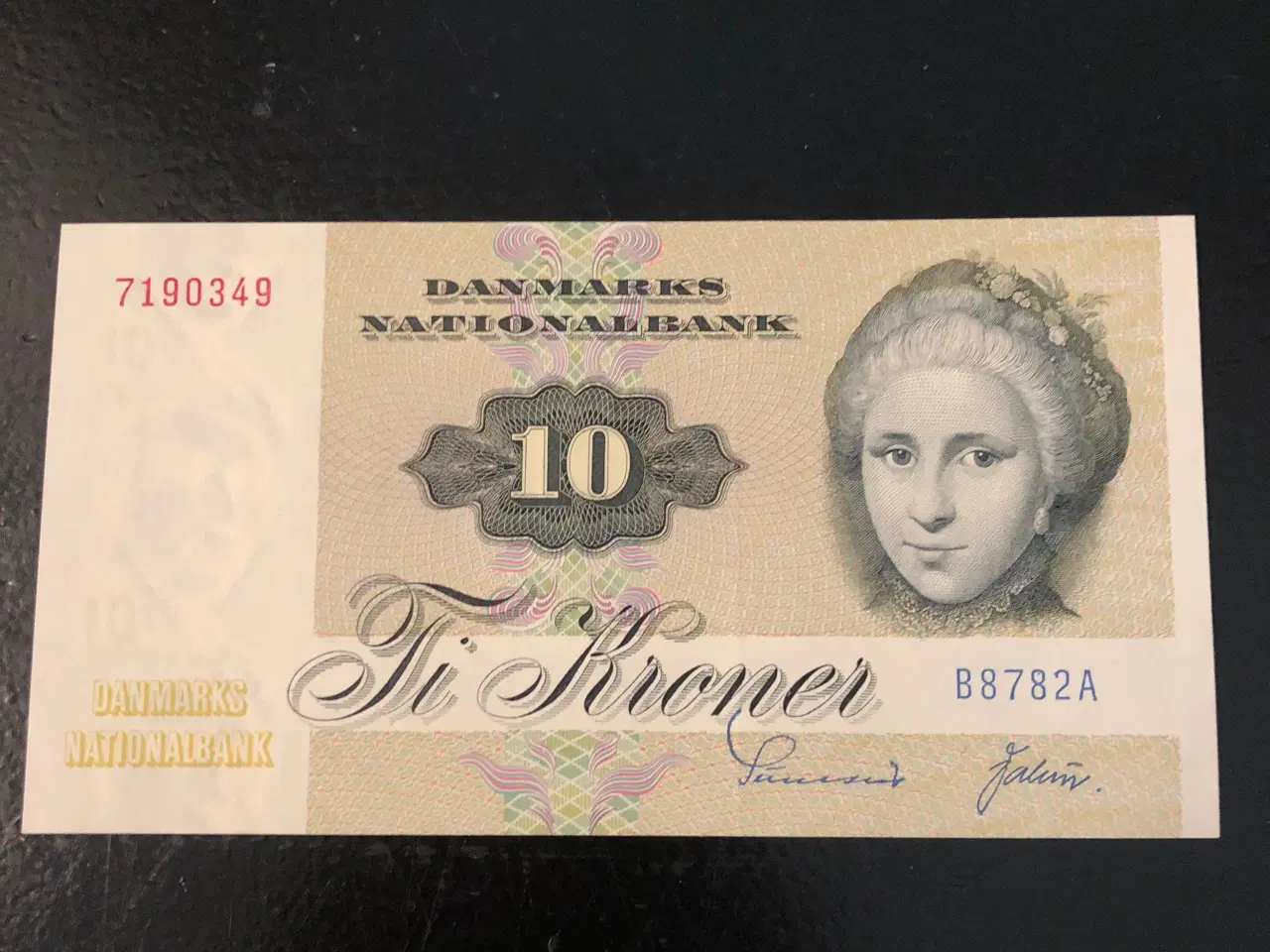 Billede 2 - 10 kroner seddel fra 1972