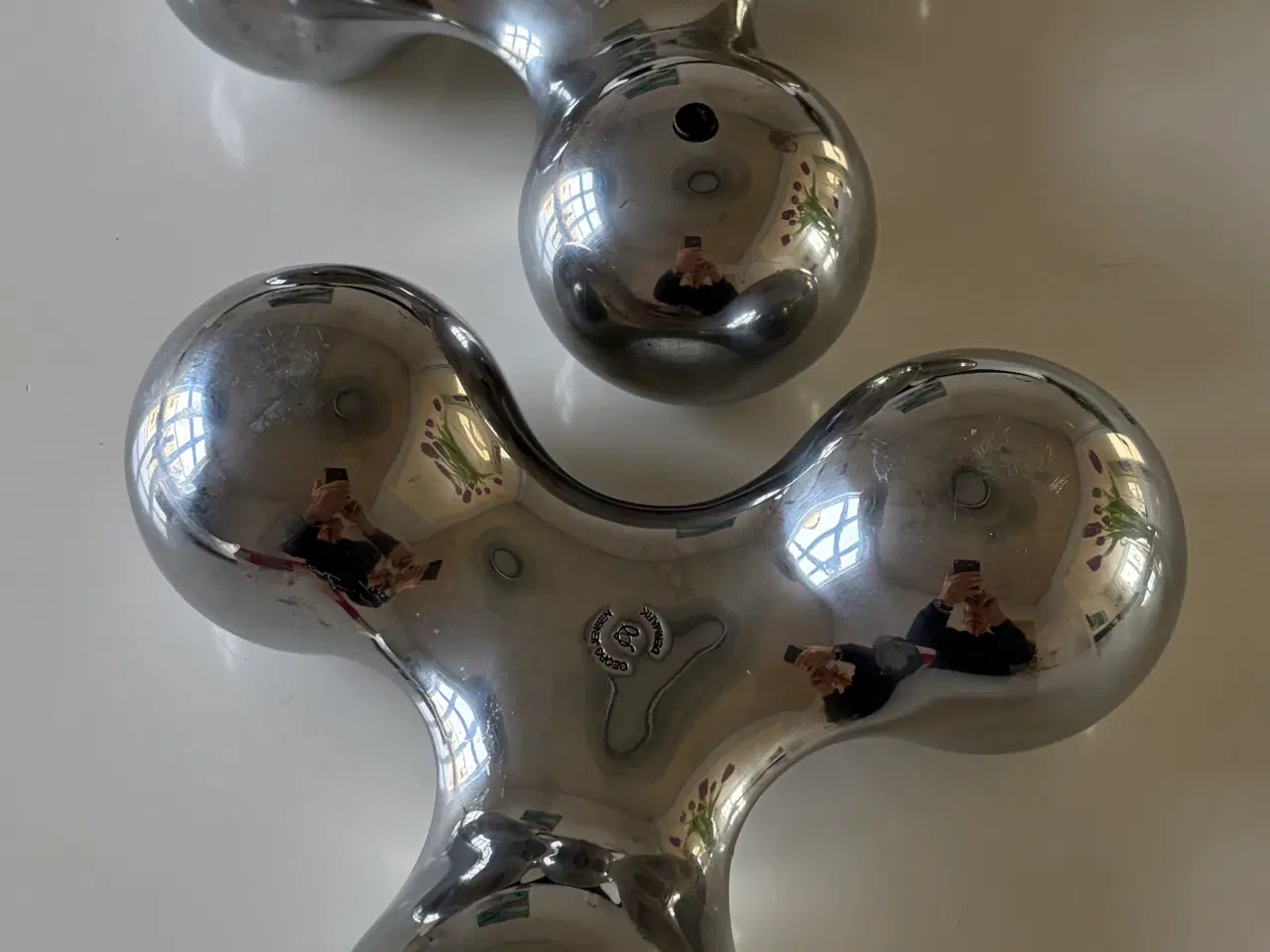 Billede 2 - ARNE JACOBSEN AJ lysestage - Georg Jensen - 2 stk.