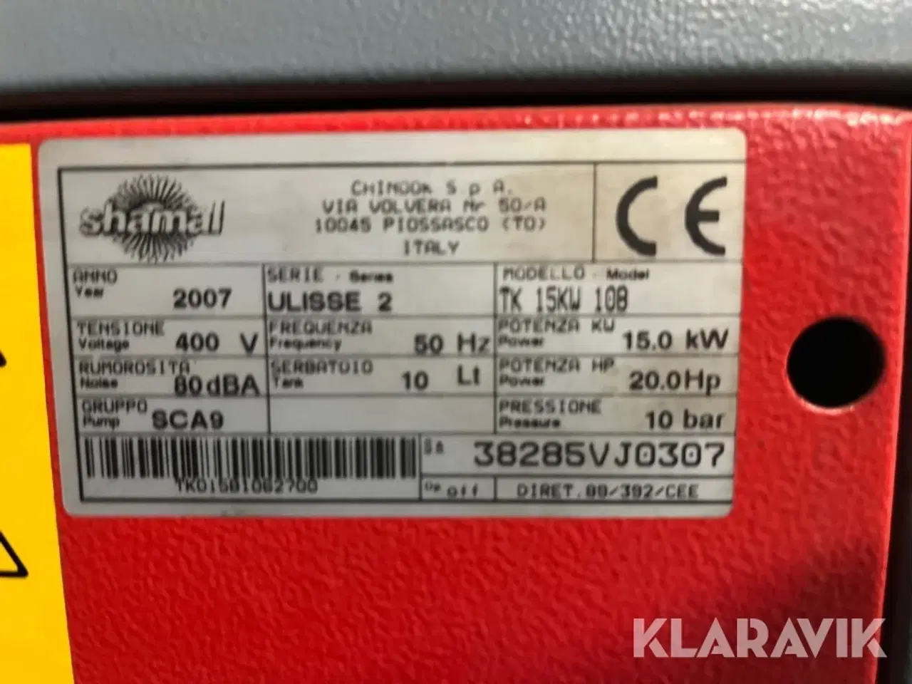 Billede 12 - Kompressorer Shamal TK 15KW