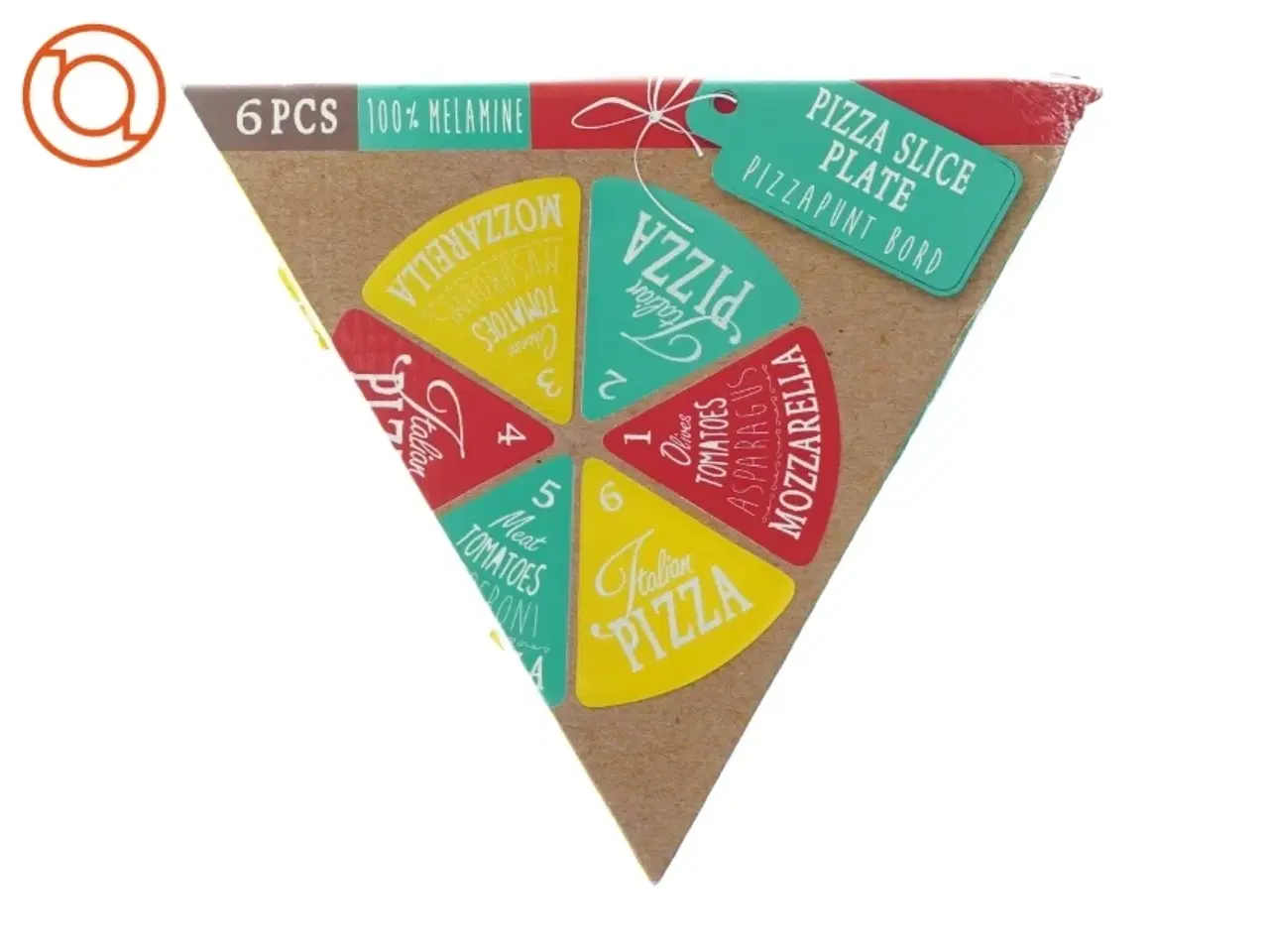 Billede 1 - nye Pizza slice plate (str. 23 x 22cm)
