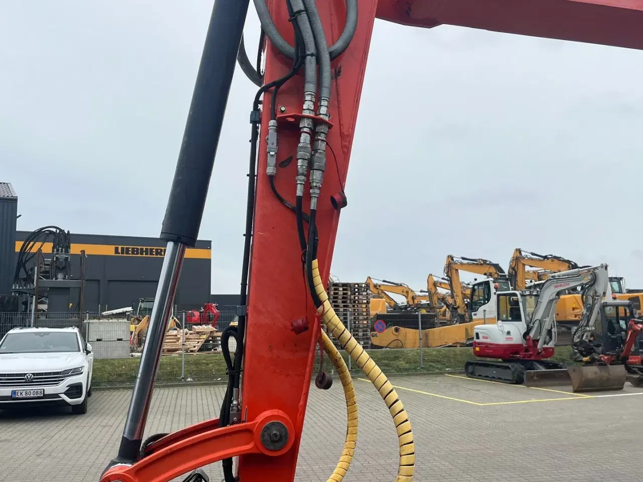Billede 9 - Kubota KX080-4 Engcon rotortilt, Centralsmørring og 3 Engcon skovle