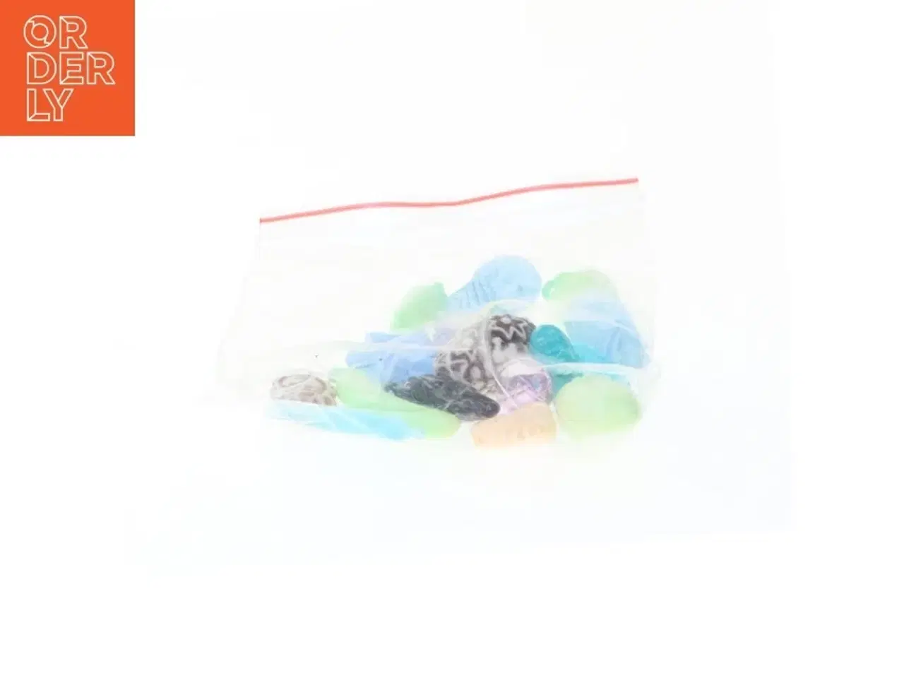 Billede 4 - Pose med blandede smykkevedhæng (str. Posen 8 x 4 cm)