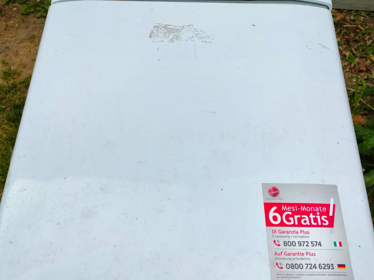 Billede 1 - Hoover topbetjent vaskemaskine