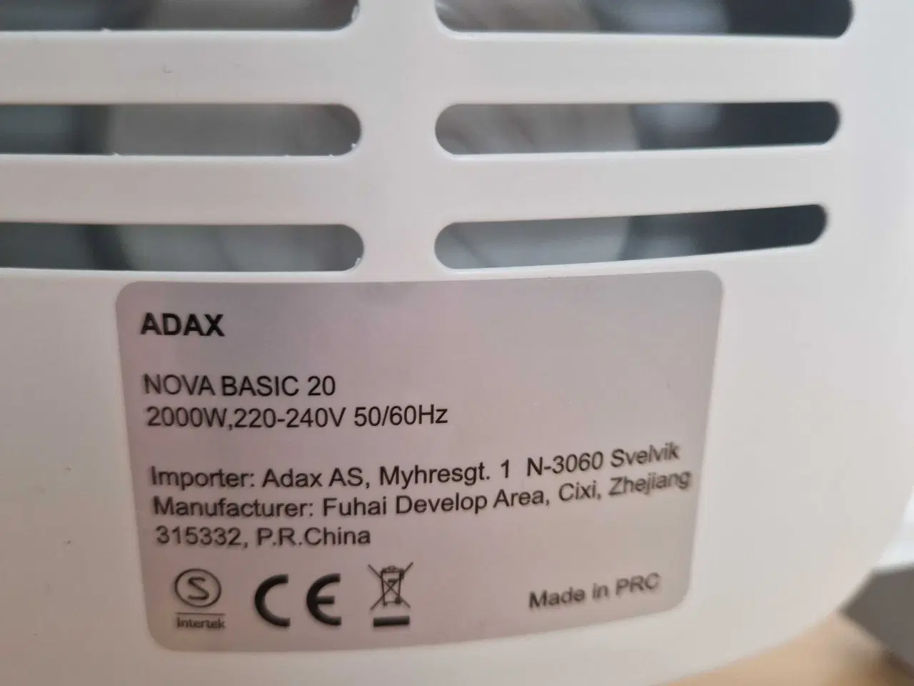 Billede 5 - Adax Nova 20 (2000W) 