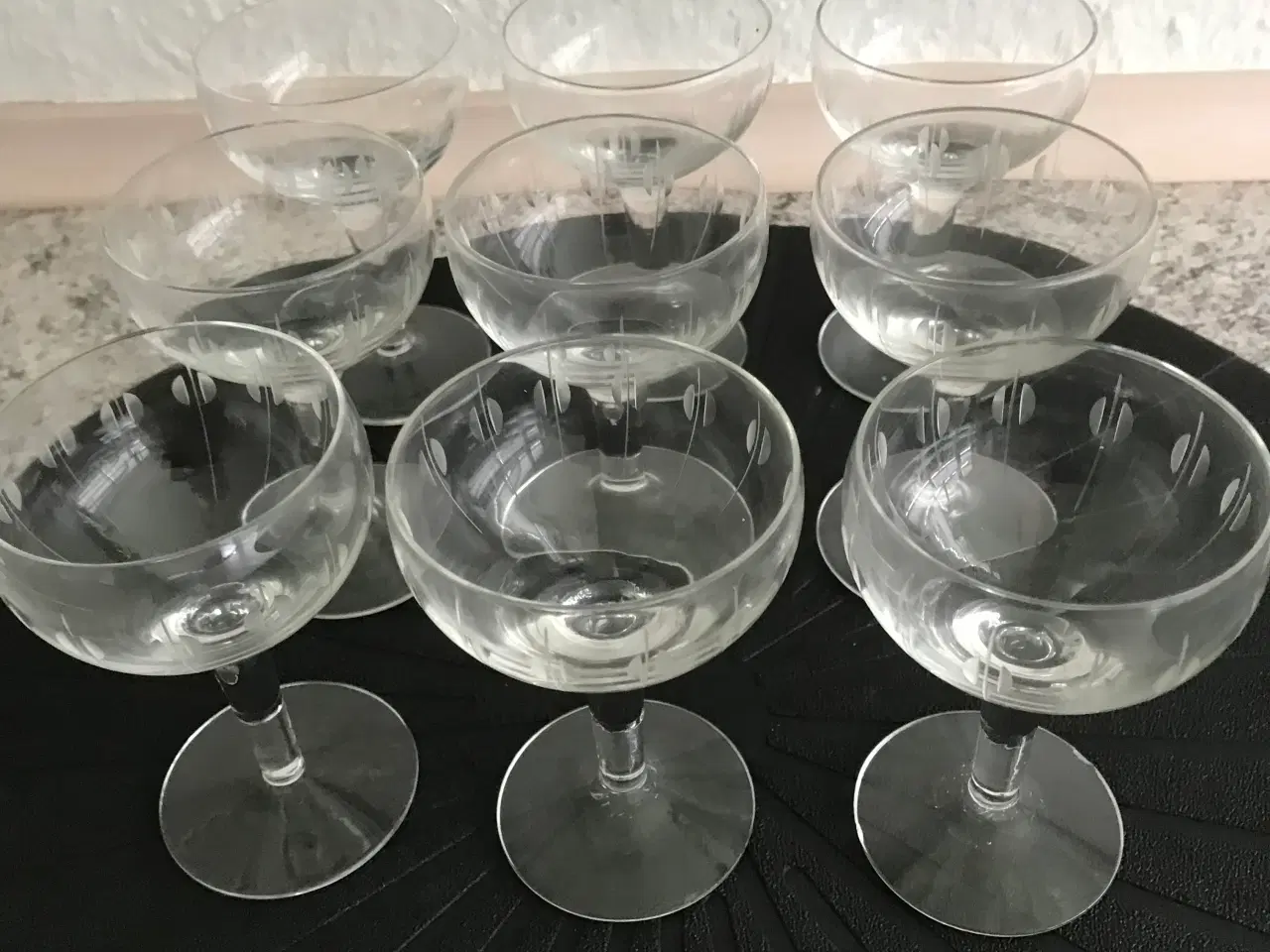 Billede 2 - 9 likørglas fra Kirsten Piil 