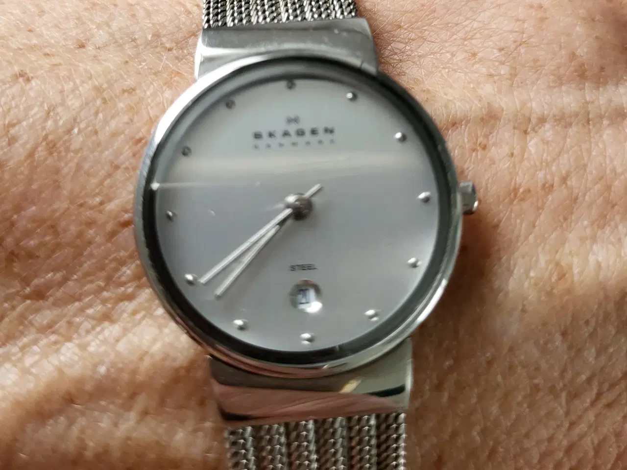 Billede 1 - Skagen dame armbåndsur med stålrem