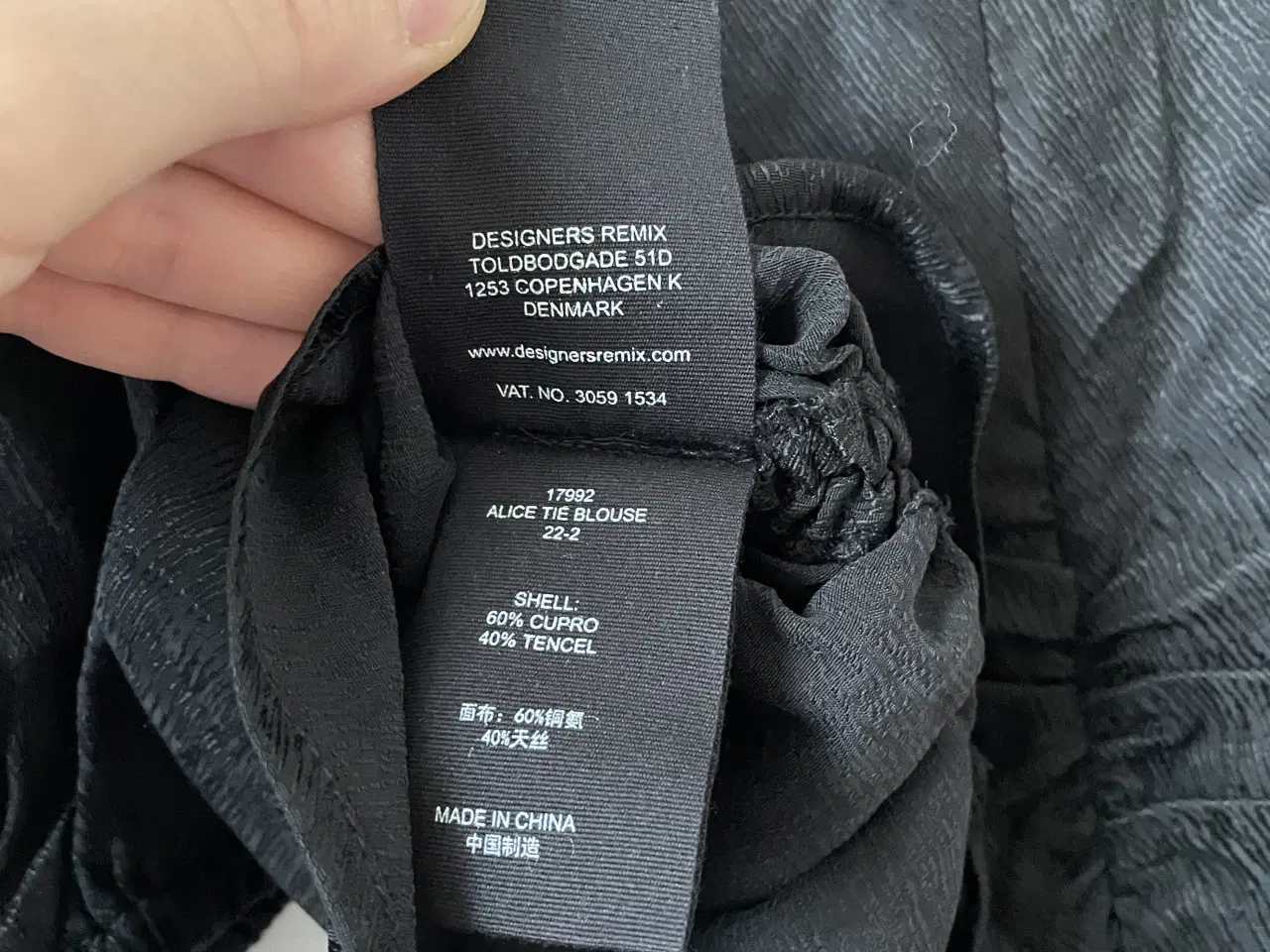 Billede 9 - Designers Remix tie blouse