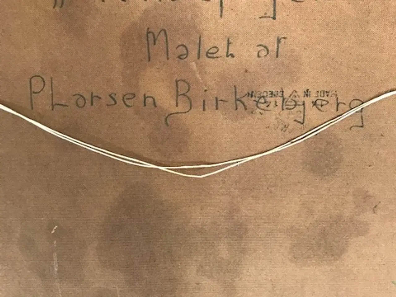 Billede 2 - Maleri Peter Larsen Birkebjerg