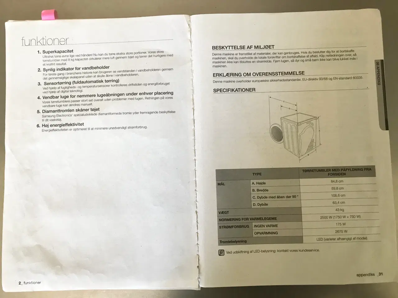 Billede 3 - Samsung Kondens tørretumbler