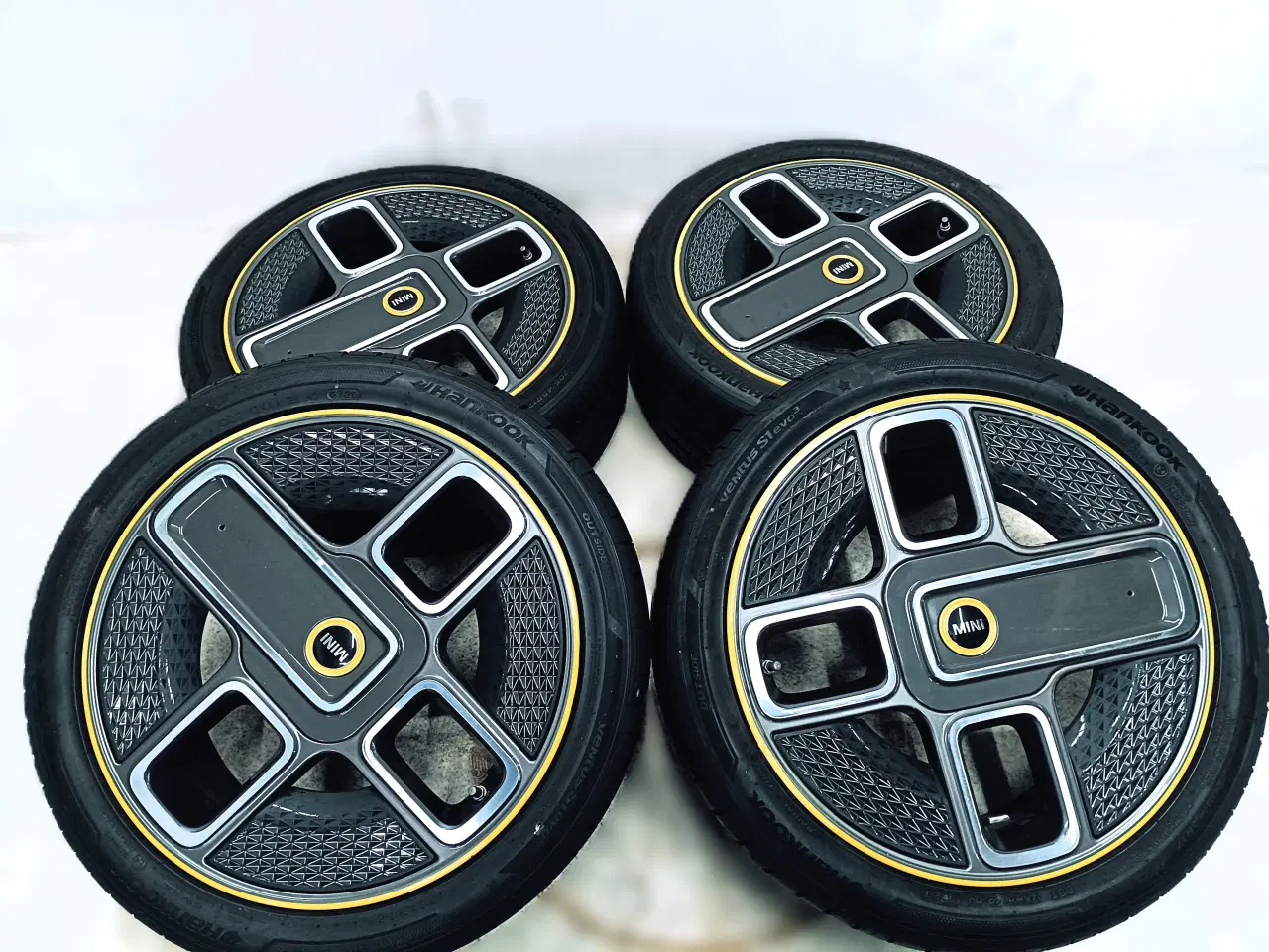 Billede 3 - 5x112 17" ET54 nav 66,6ø MINI sommersæt inkl.TPMS 