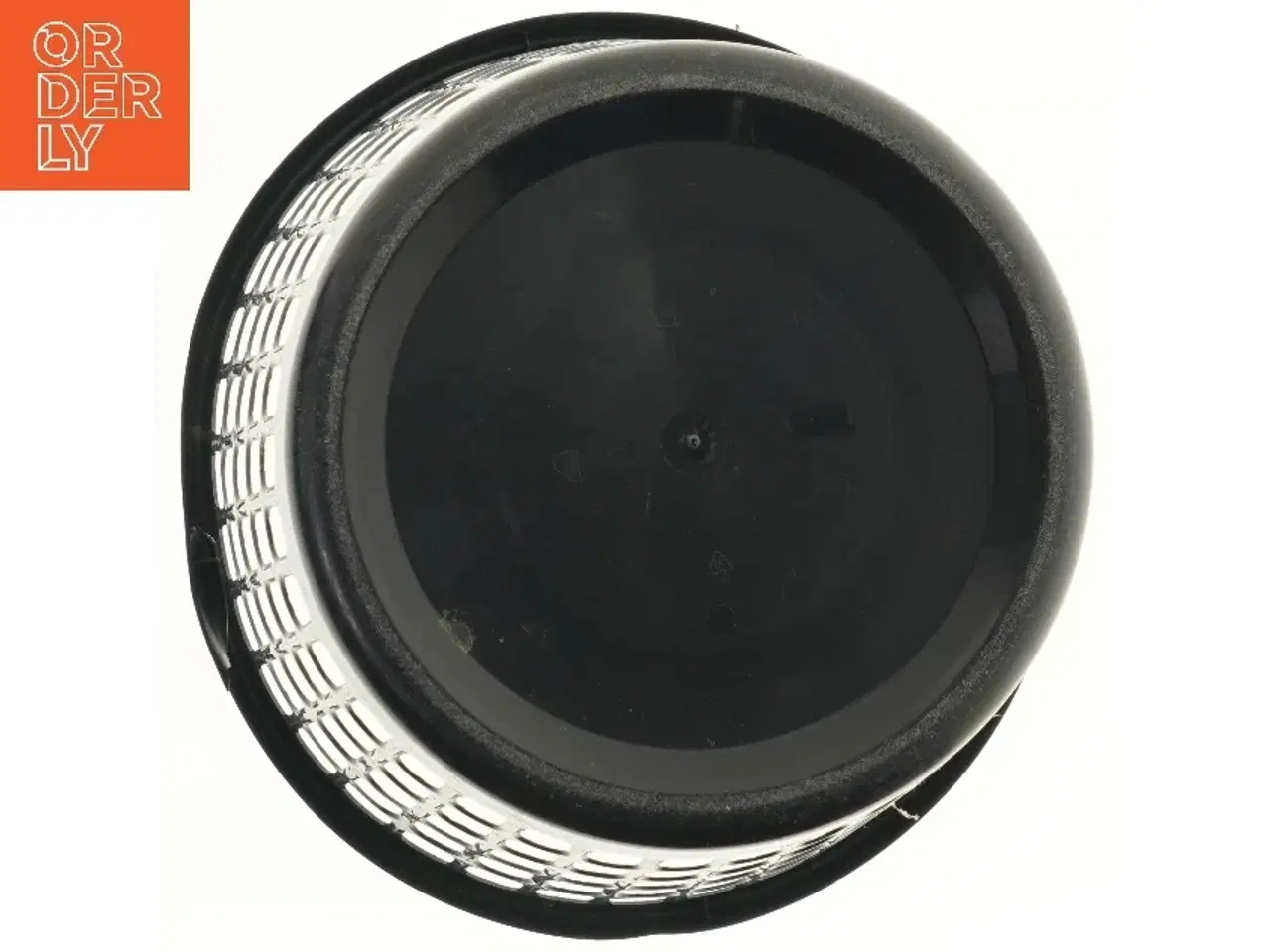 Billede 2 - Sort plastkurv (str. Ø 45 cm længde 32,5 cm)