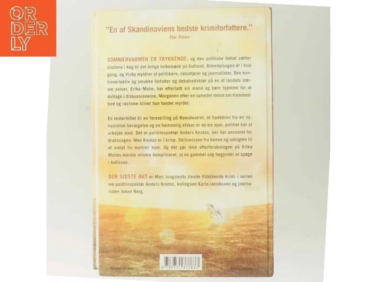 Billede 3 - Den sidste akt : kriminalroman af Mari Jungstedt (Bog)