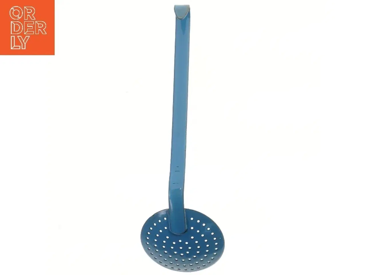 Billede 2 - Blå perforeret køkkenske (str. 34,5 cm)