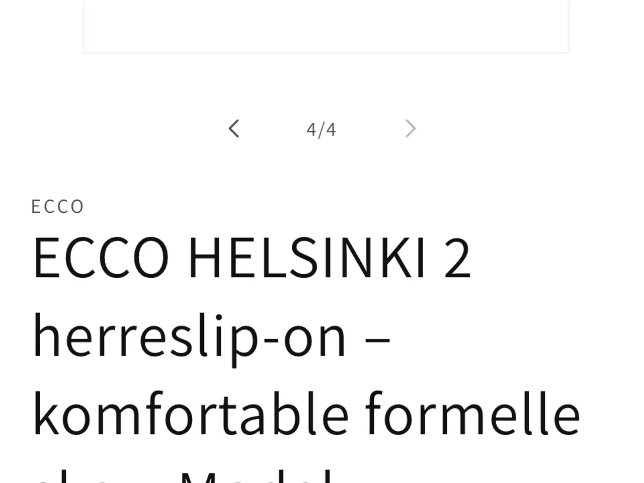 Billede 10 - Ny/ubrugt ECCO Helsinki 2 herresko str42