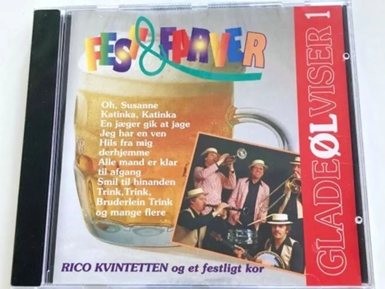 Billede 1 - Rico Kvintetten: Glade Øl Viser - I UBRUDT FOLIE