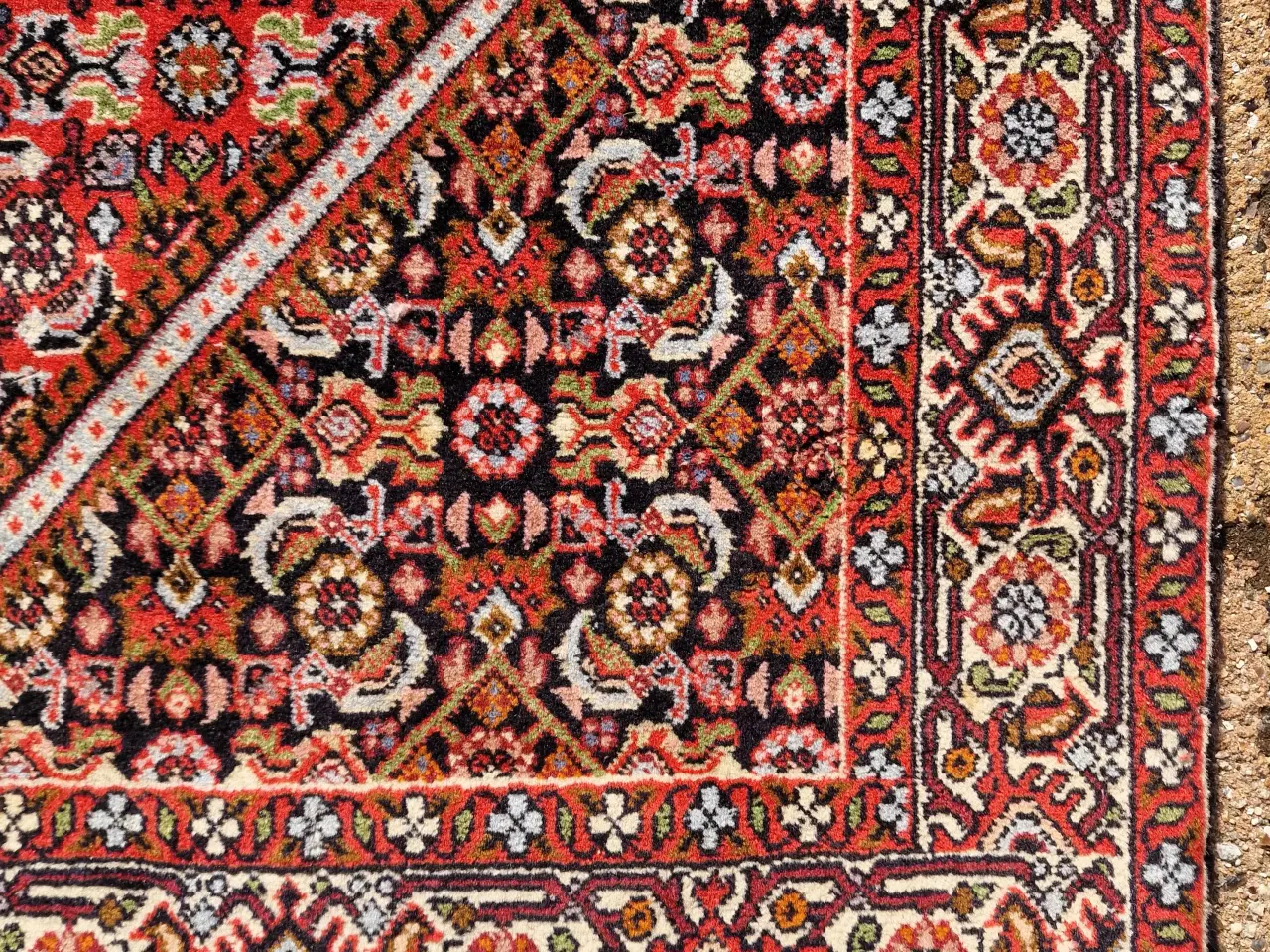 Billede 4 - Ægte vintage orientalsk tæppe.