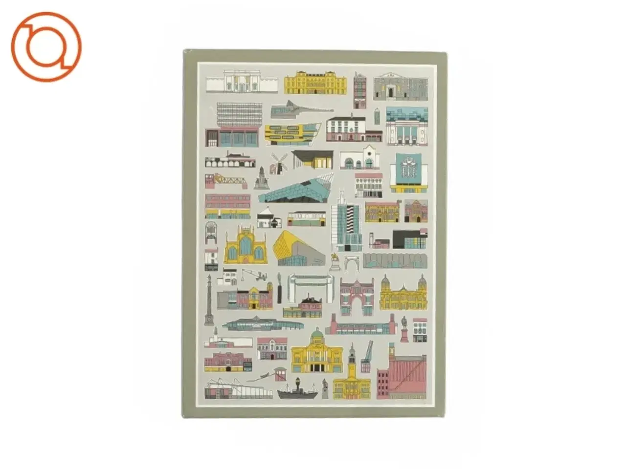 Billede 1 - Poster puzzles - Buildings (puslespil)