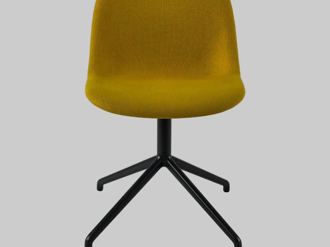 Billede 3 - Muuto Fiber Side Stol – Gul/Antracitgrå Stel