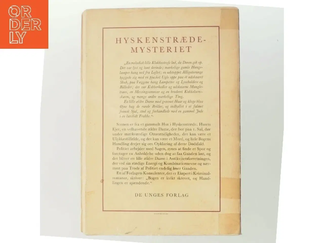 Billede 3 - Hyskenstræde Mysteriet af Kirsten Bang (Bog)