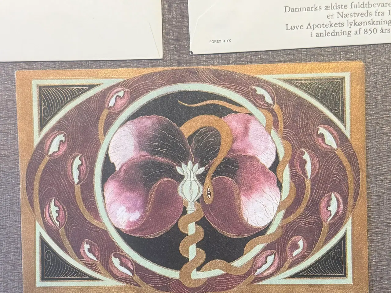 Billede 1 - Receptkuverter fra Næstved løveapotek 