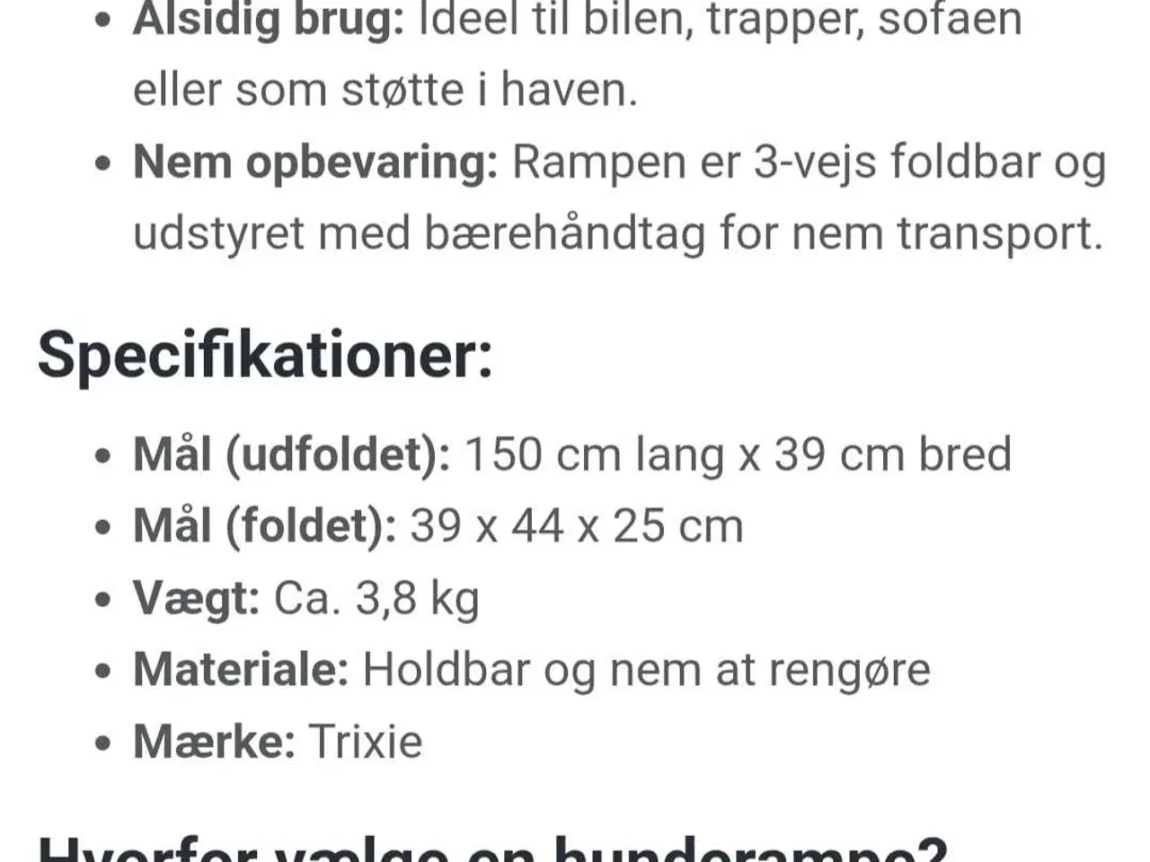 Billede 4 - Zoofari hunderampe 