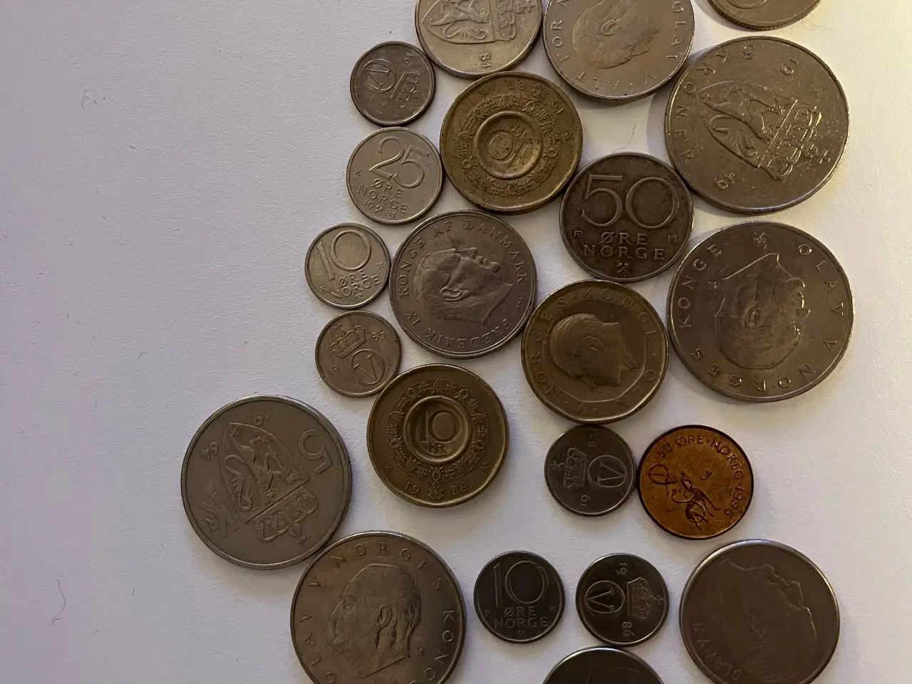 Billede 1 - Ældre norske mønter