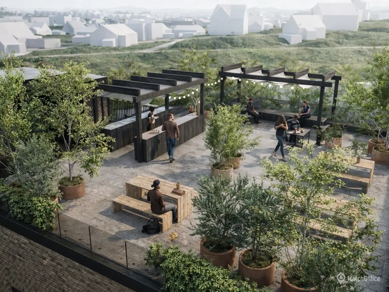 Billede 1 - Hotelinspireret unika-kontor lige ved stationen