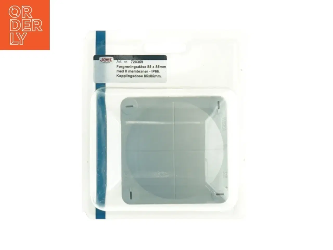 Billede 1 - Forbindelsesboks (str. 8 og en halv x 8 og en halv cm)