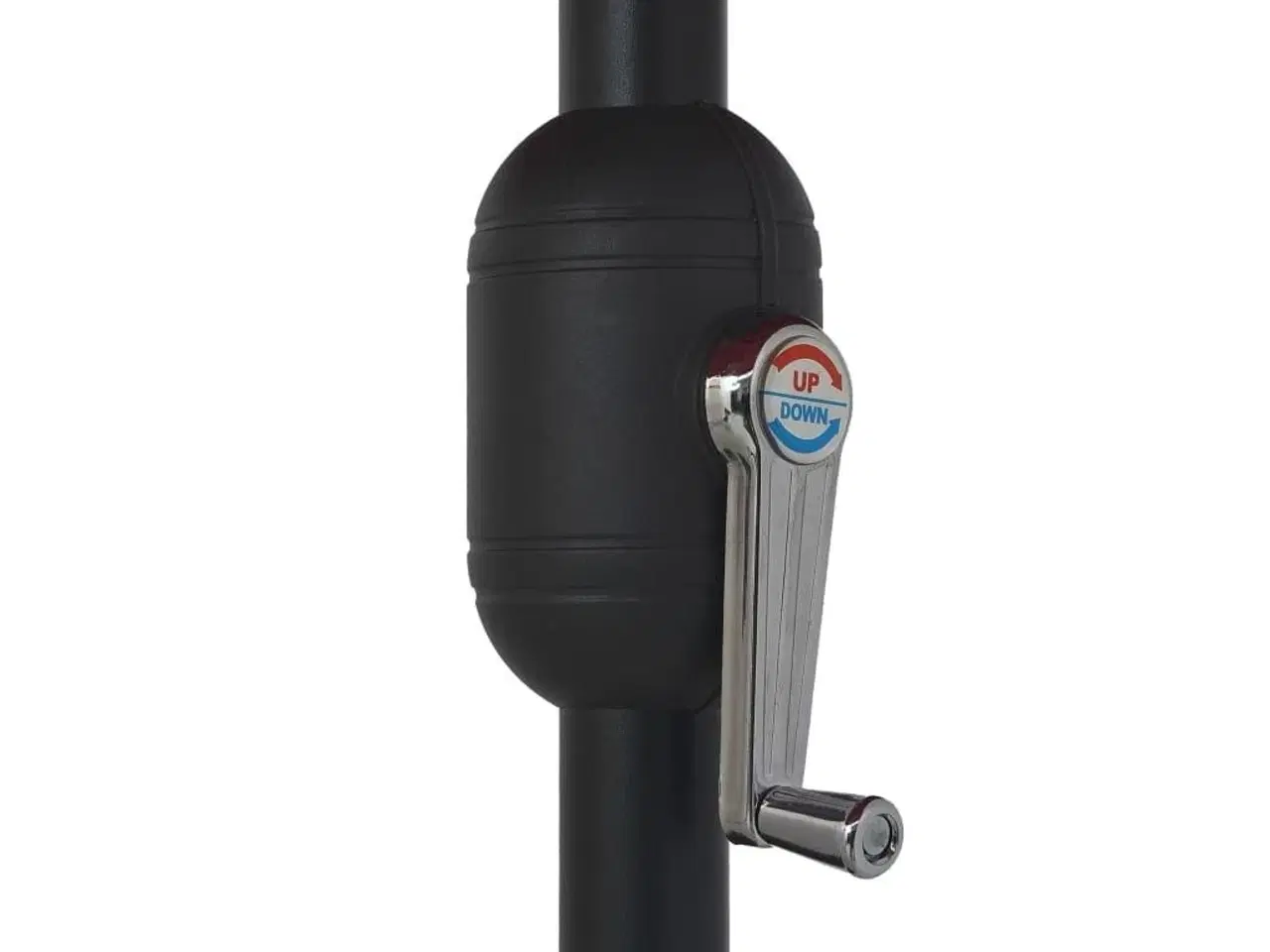 Billede 6 - Parasol med metalstang 390 cm gråbrun