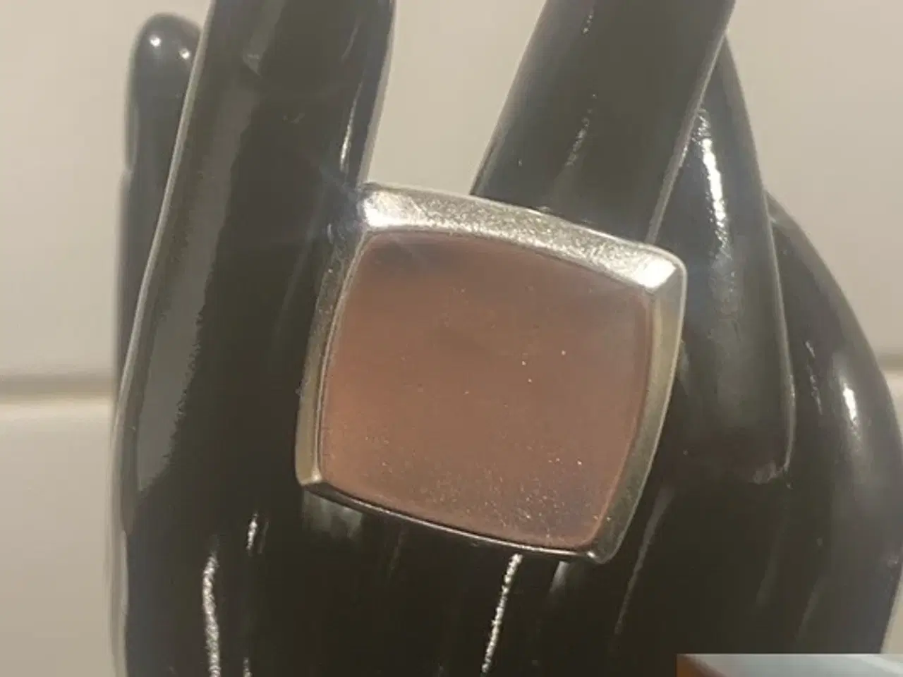 Billede 1 - * Sterlingsølv; Pæn geometrisk fingerring