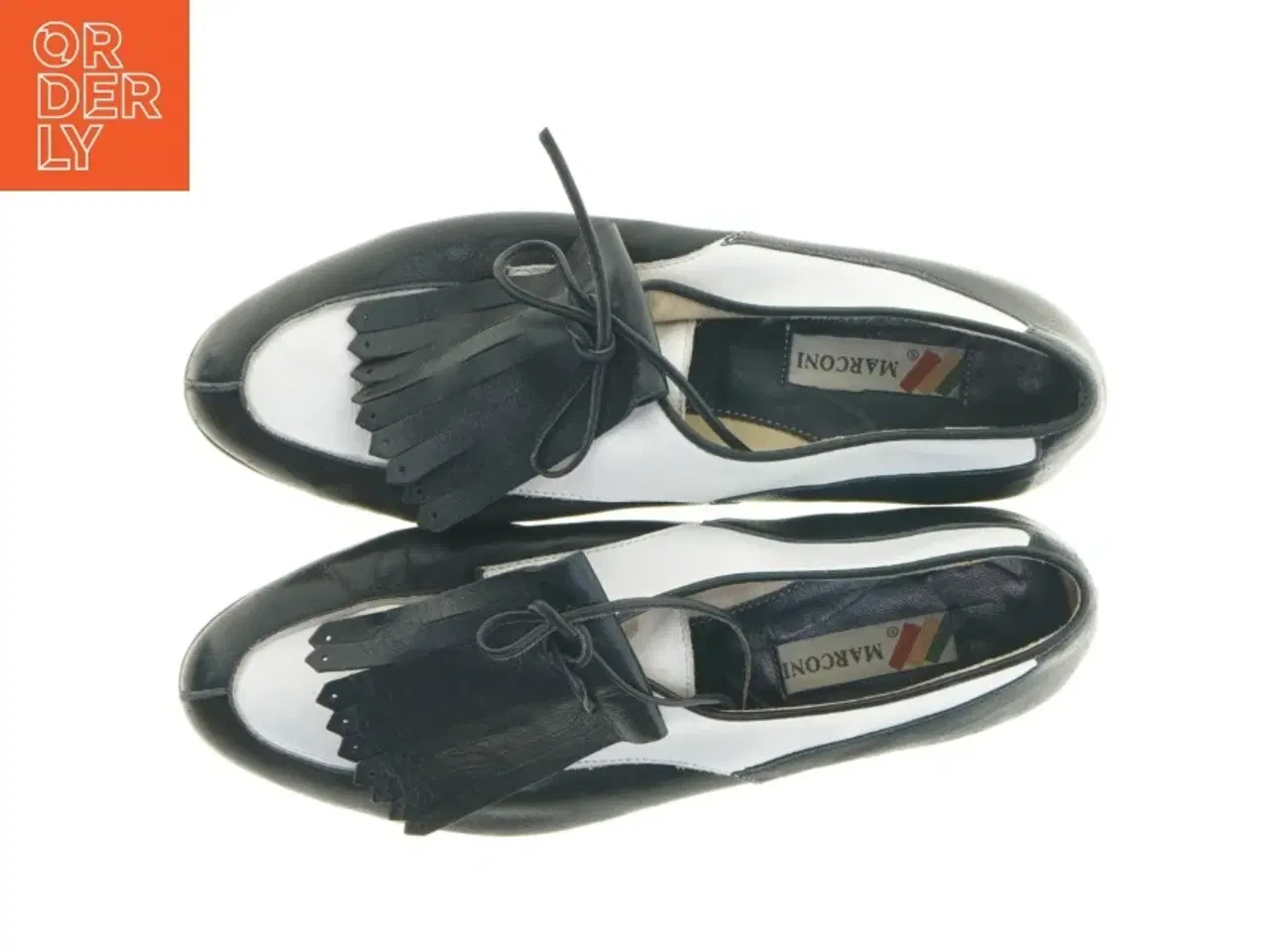 Billede 4 - Sort-hvide snøresko fra Marconi (str. 38,5)