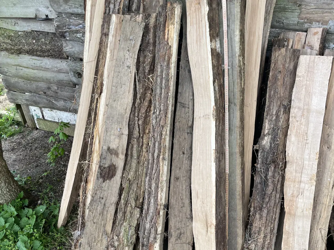 Billede 1 - Hegnspæle lavet af egetræ