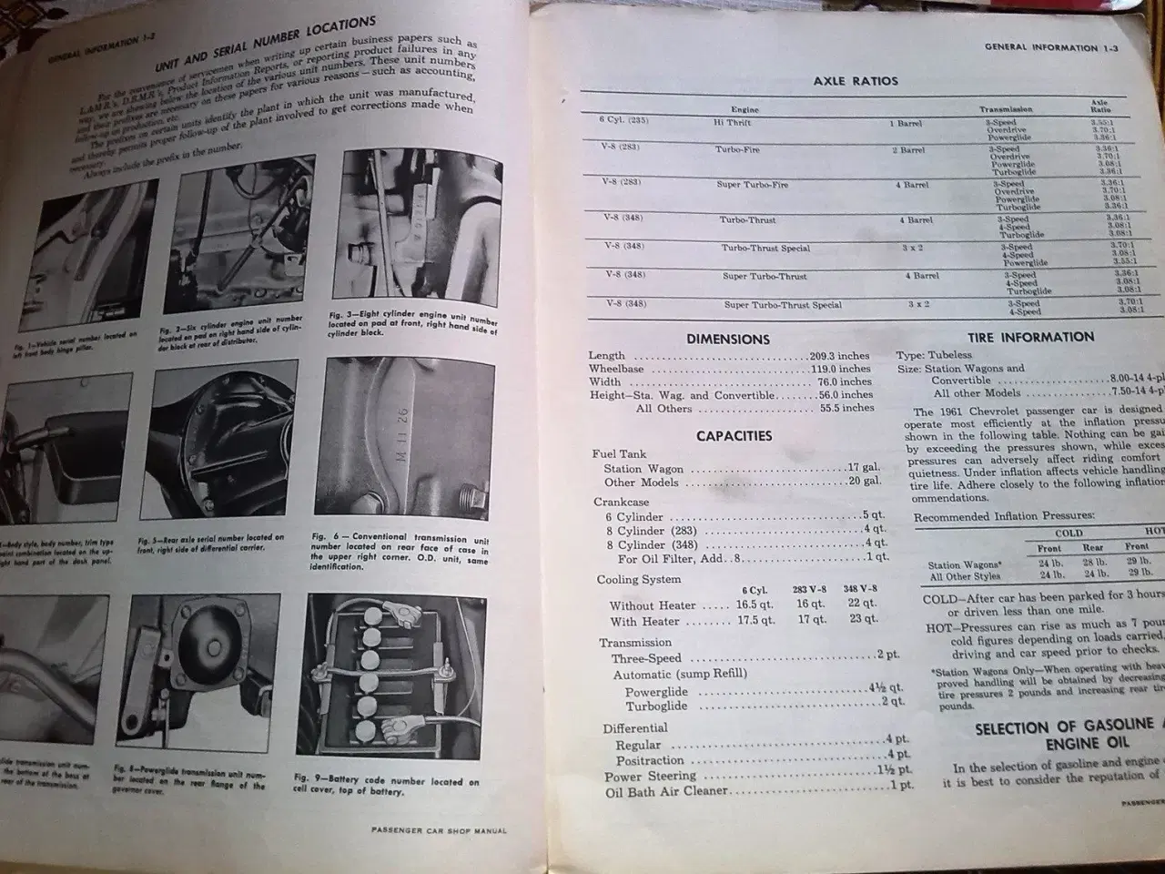 Billede 4 - Original Shop Manual, 1961 Chevrolet.