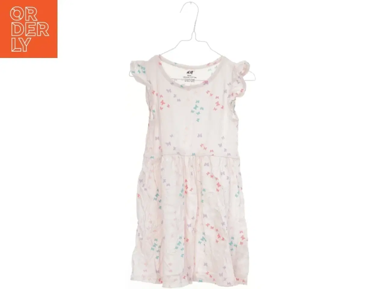 Billede 1 - Kjole med sommerfuglemønster fra H&M (str. 110)