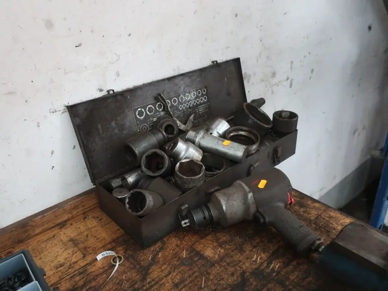 Billede 1 - Trykluftsnøgle samt toppe