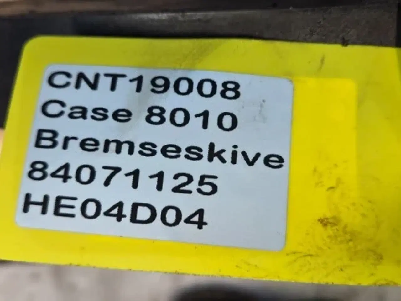 Billede 13 - Case 8010 Bremseskive 84071125