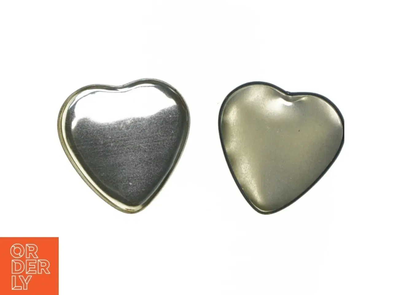 Billede 2 - Hjerteformet metalæske fra Irma (str. 9,5 cm)