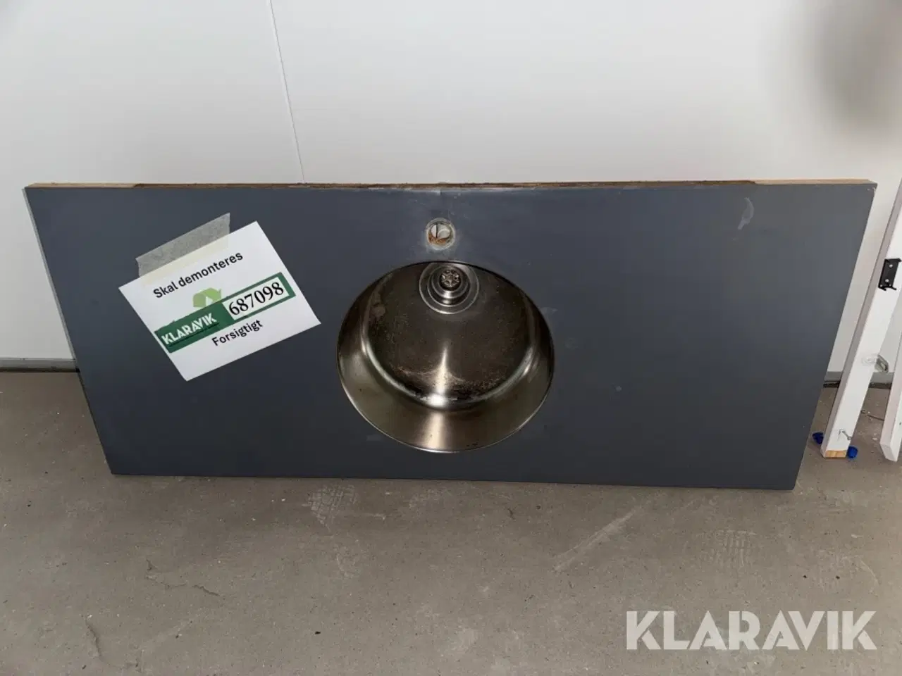 Billede 1 - Bordplade med håndvask