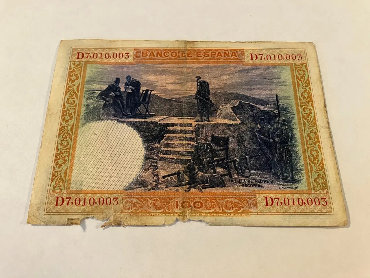 Billede 2 - 100 Pesetas 1925 Spain