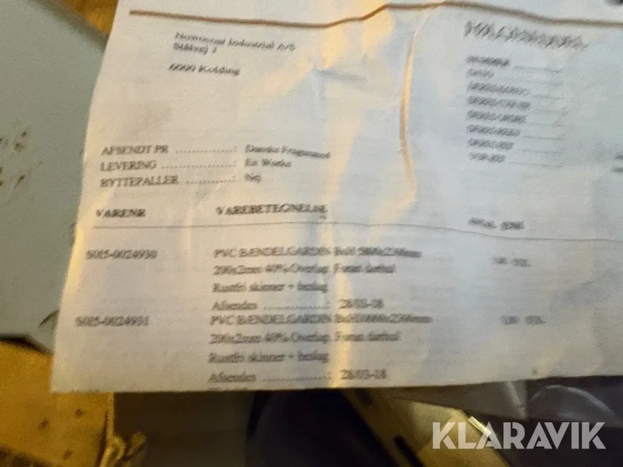 Billede 6 - Samlet lot - udsugningsrør, pvc gardin og vvs fittings