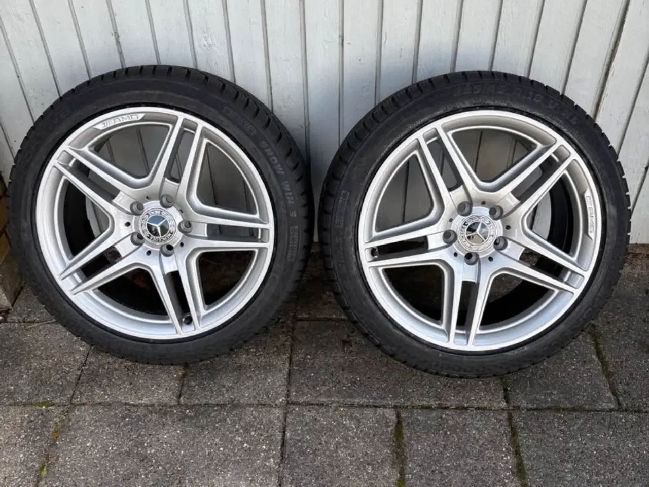Billede 6 - Mercedes AMG Fælge med vinterdæk