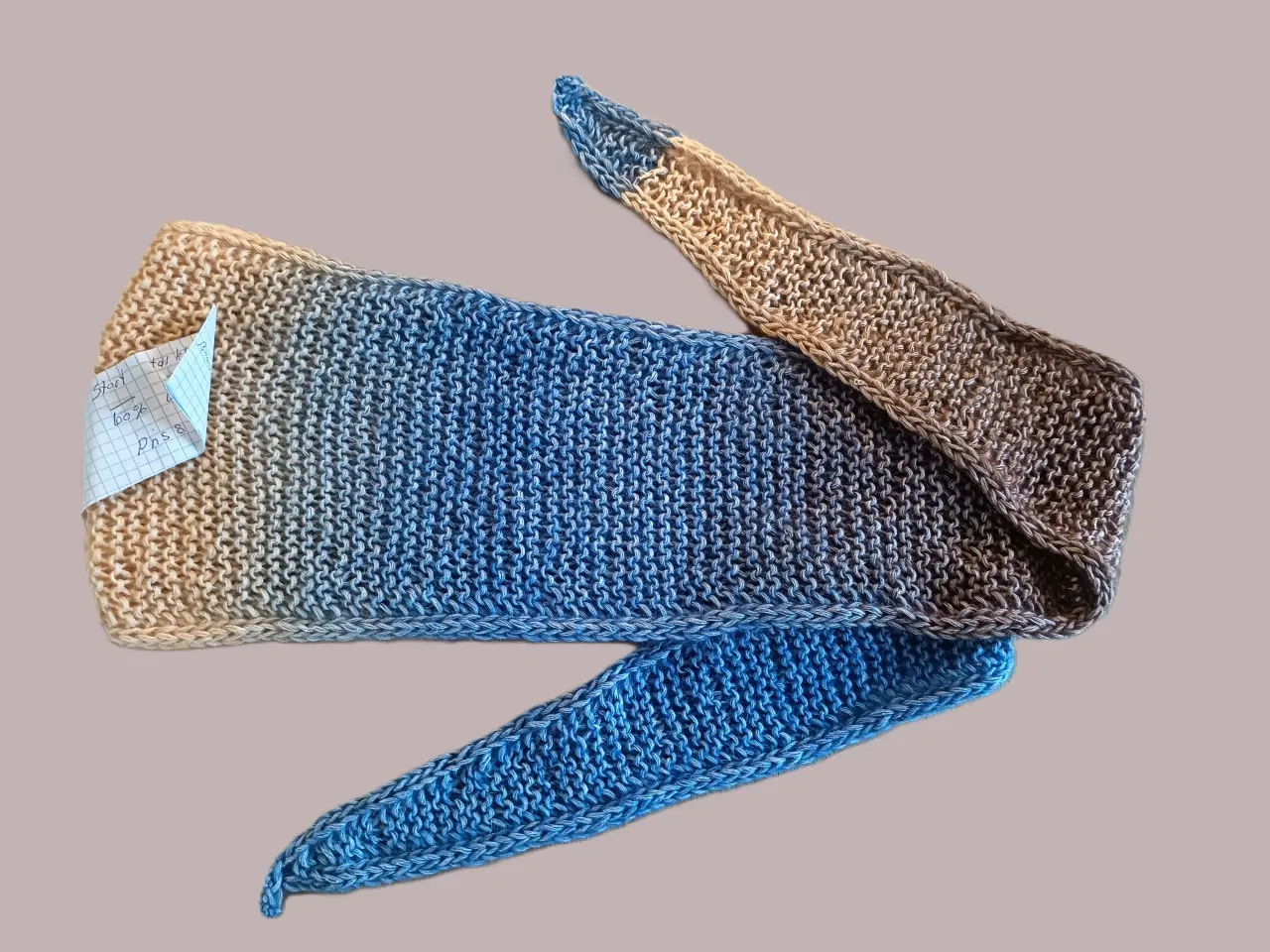 Billede 2 - Hjemmestrikkede Scarf i 2 størrelser sælges