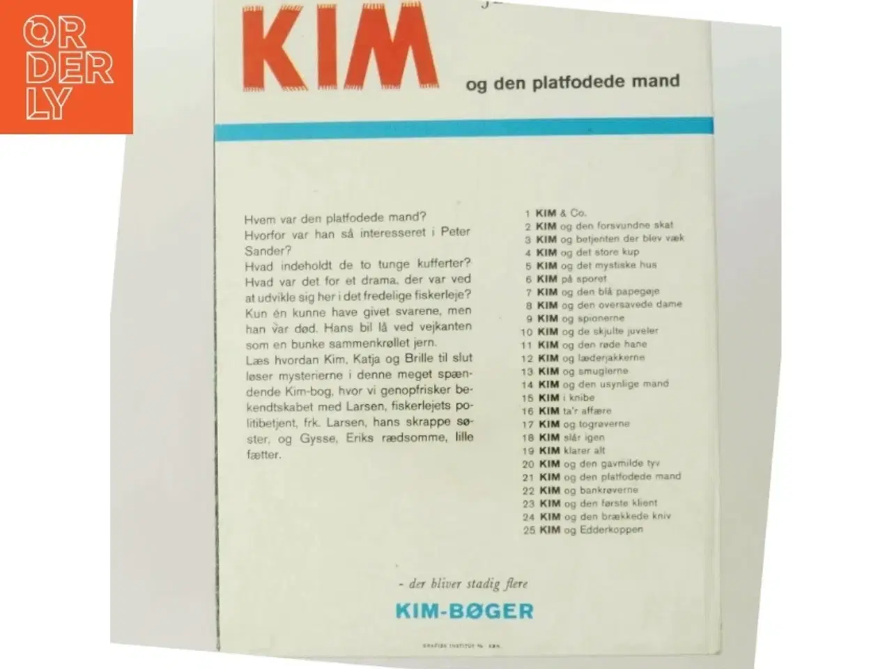 Billede 3 - KIM og den platfodede mand fra Grafisk Forlag