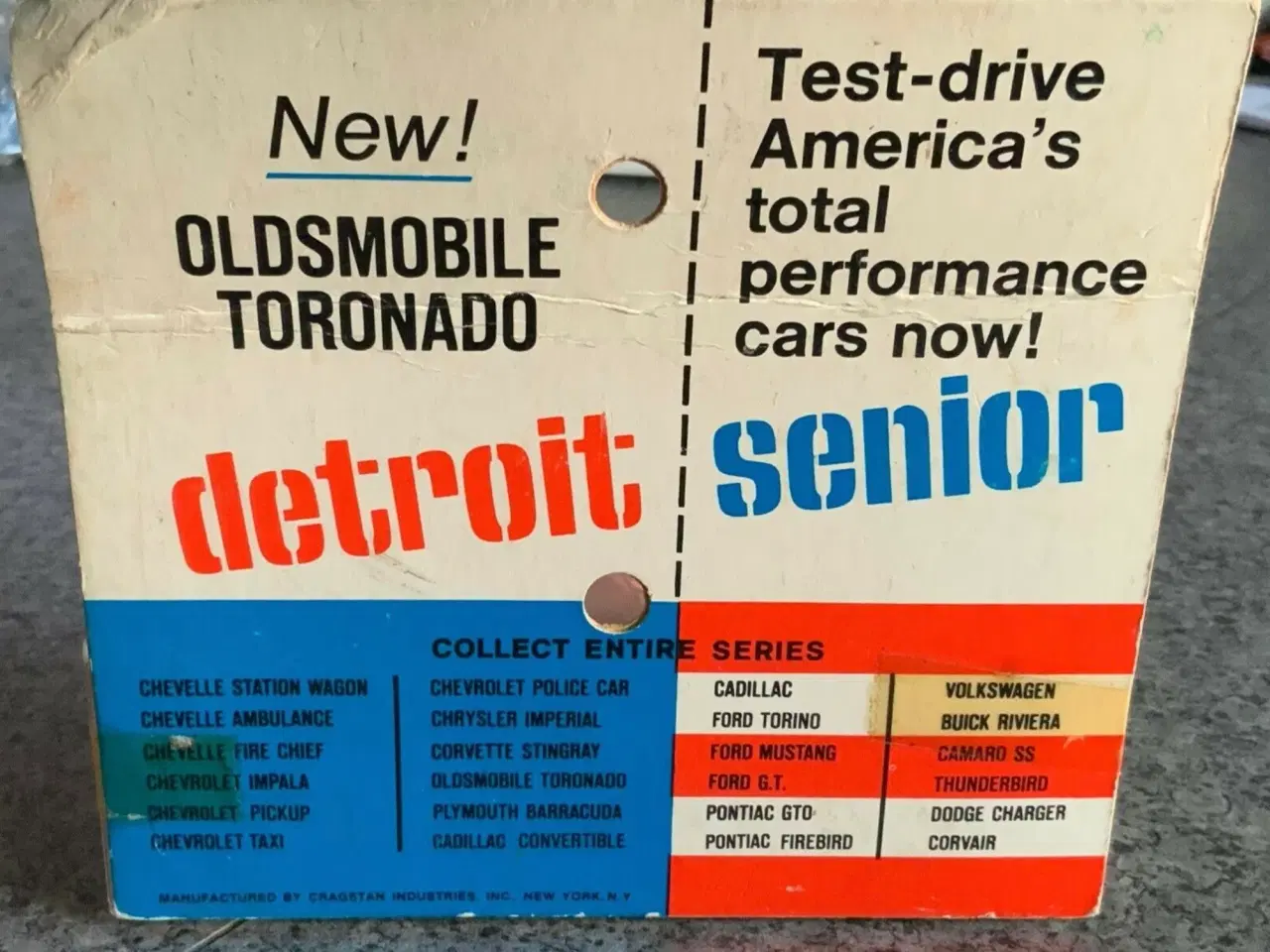 Billede 2 - Cragstan Oldsmobile Toronado (Detroit Senior)