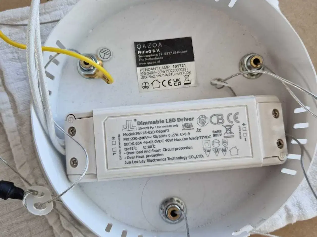 Billede 3 - Qazqa pedellampe 