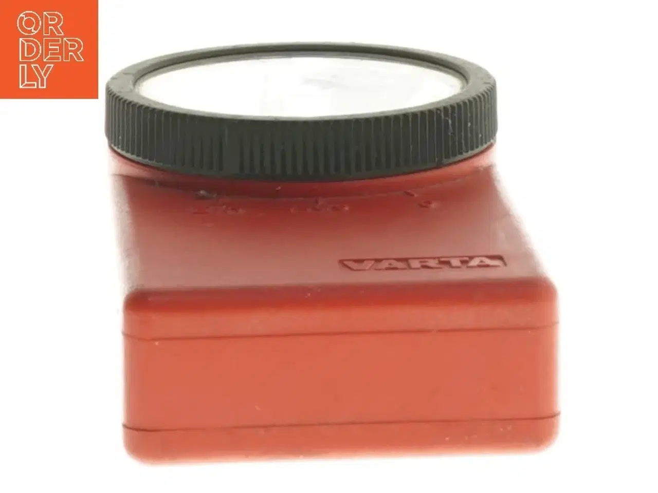 Billede 2 - Gammel Varta lommelygte fra Varta til batteri(str. 7x12,5 cm)